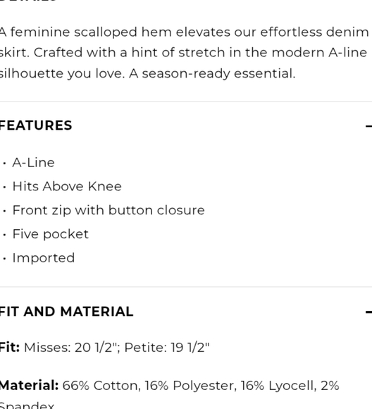 Nwot Talbots Elegant Lavender Denim Women's Skirt - Picture 7 of 7